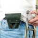 thumbnail image 5 of Estuche doble para boquillas MG Leather Work de cuero verde, 5 of 9