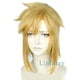 thumbnail image 3 of Peluca corta Linfairy, rubia, para hombre, Halloween, con orejas de elfo, 3 of 5