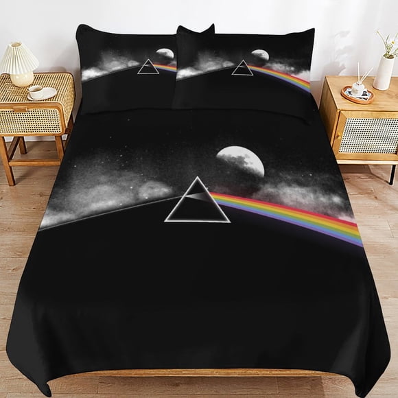 Pink Floyd Gentle Texture Machine Washable Bedding Essentials Soft Touch Duvet Cover Sets for Home