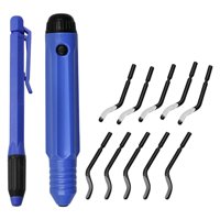 Magideal - Kits De Herramientas De Desbarbado, Desbarbado De Corte Con Hoja De Desbarbado De 10 Piezas Fácil Eliminación De Rebabas Cuchillo De Desbarbado Remove