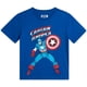 thumbnail image 1 of Remera Gráfica Para Niños Capitán América Talla 10 12, 1 of 7