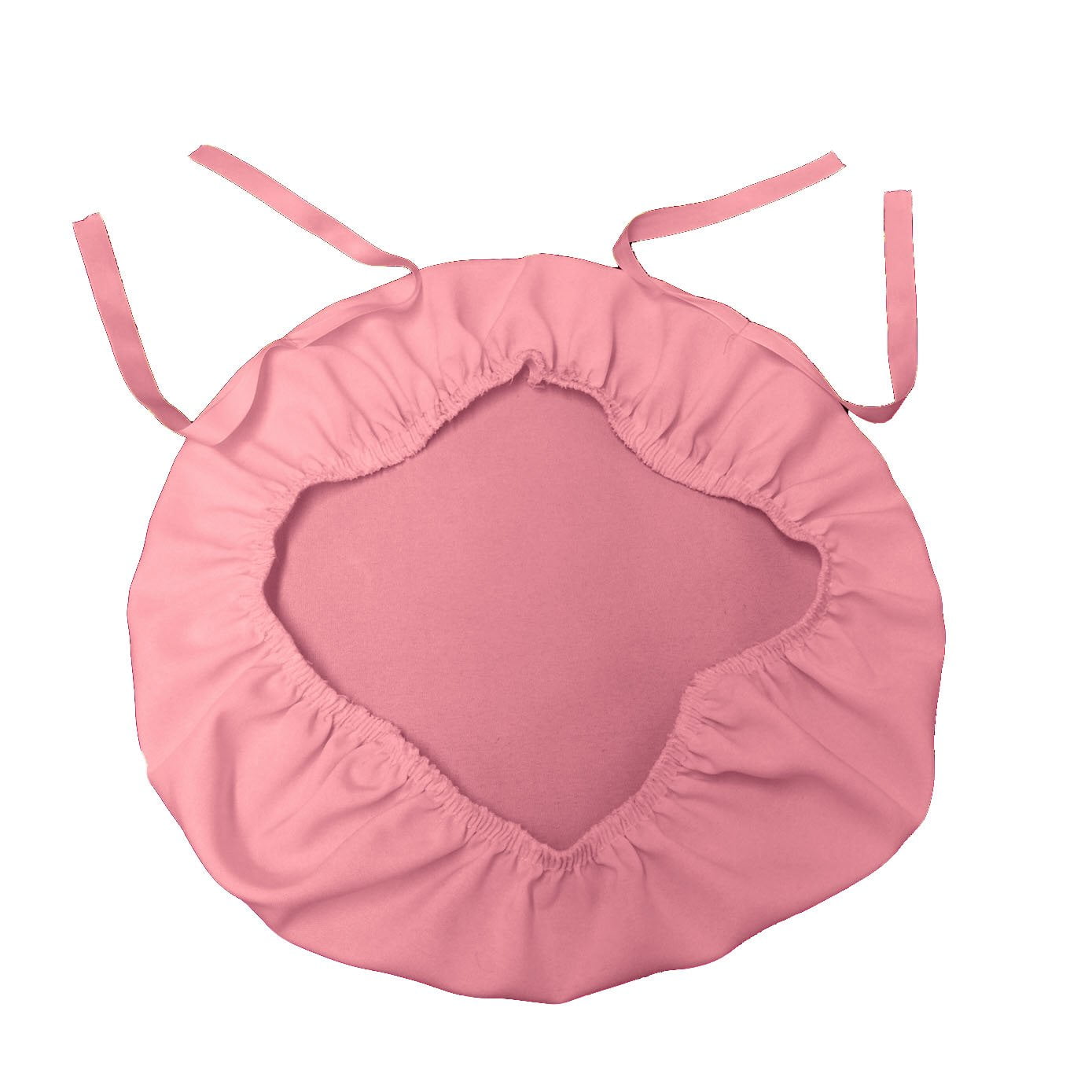 La Linen - Funda De Cojín Para Silla La, Lino, Poliéster, Popelina, Rosa (paquete De 4)