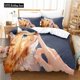 thumbnail image 1 of v159 Bed Sheets Dropshipping Bed Linens Sets Duvet Covet Pillowcases Bedroom Bed Cover Set - Pcs Ropa De Cama Pet Cat Cute Bed Set x 3-Piece Bedding Set (1 Duvet Cover + 2 Pillow Shams) Bed Sheets ju1, 1 of 5