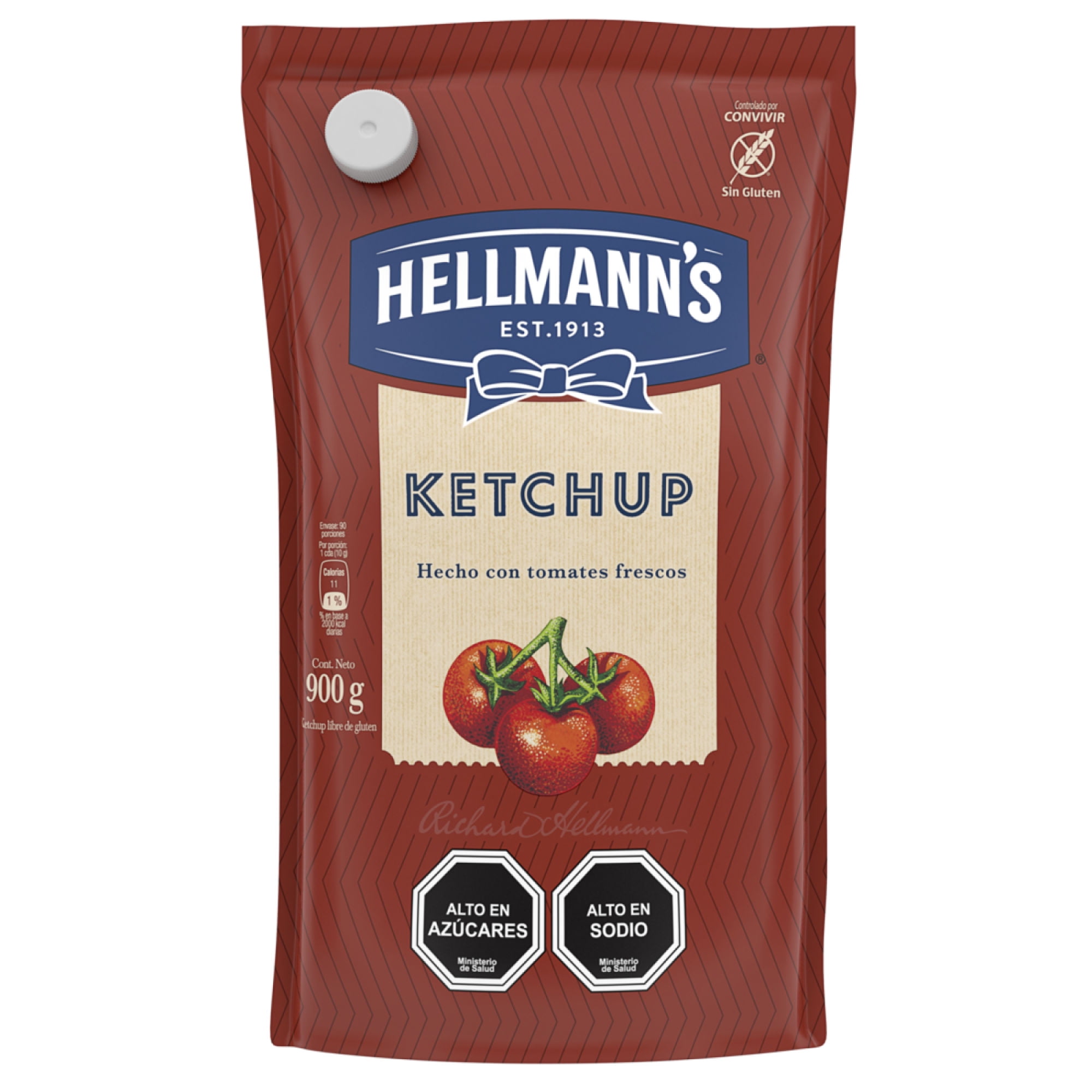 Ketchup Regular Doypack 900 g Hellmann's