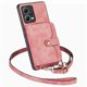 thumbnail image 1 of Funda Tipo Cartera con Correa Cruzada para Xaiomi Redmi Note 12 5G Protección Contra Golpes Rosa, 1 of 6