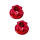 thumbnail image 3 of 2 Piezas Tuercas Del Eje Del Cubo De La Rueda De La Bicicleta Hardware De Aleación De Aluminio Tuercas De La Bicicleta Buje Trasero Rojo, 3 of 5