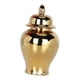 thumbnail image 1 of Tarro de jengibre de , decoración de jarrón de cerámica, tarro de tradicional, tarro de almacenamiento de té para tanque de almacenami , oro, 1 of 5