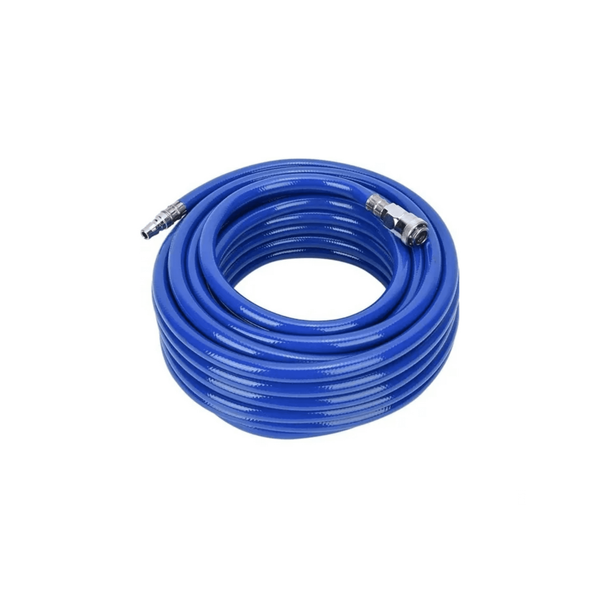 Genérico - Manguera 10 Metros Para Compresor/aire Pvc 1/4 Azul Flovi