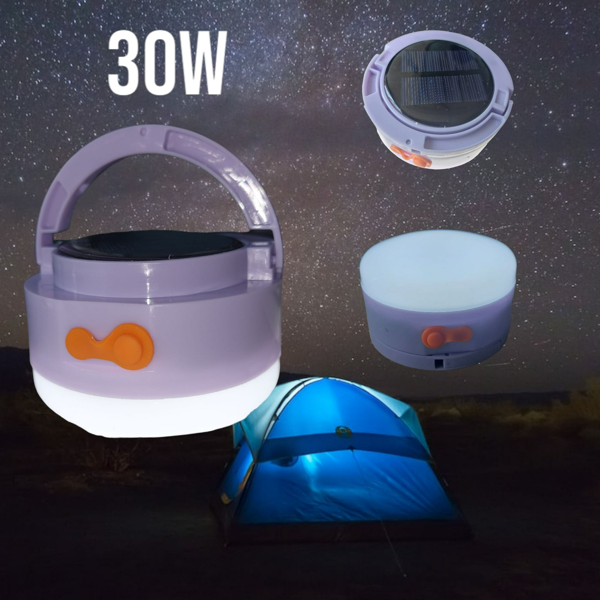 Mundo Eve - Led Solar Colgante Para Camping 30w