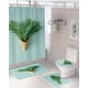 thumbnail image 1 of Juego 5 piezas con Cortina de baño de Tela Poliéster y Forro de Ducha de Plástico, 1 of 6