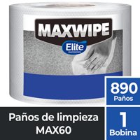 Elite Professional - Paños De Limpieza Maxwipe Max60 - Bobina 890 Paños