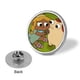 thumbnail image 3 of Pin Redondo Desmarcar Diseño de Piña y Pony 2.8 cm, 3 of 6