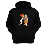 Genérico - Polerón Canguro Los Picapiedras Negro Talla Xl Unisex