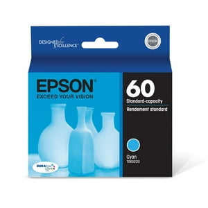 Cartucho De Tinta Cian De Capacidad Estándar Epson 60 Durabrite Ultra (T060220)