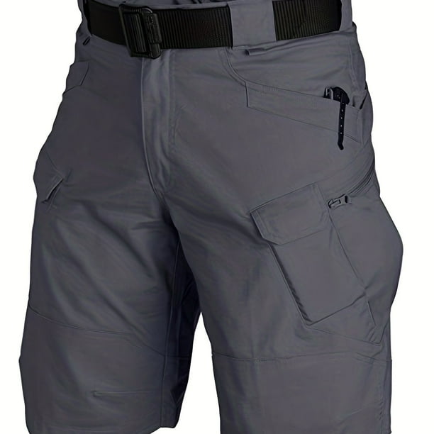 Men's Multi-Pocket Tactical Shorts Multi-Purpose Cargo Shorts Outdoor Waterproof Hiking Track Shorts