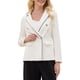 thumbnail image 1 of INSPIRE CHIC Chaqueta de Trabajo para Mujer Doble Botonadura Traje de Trabajo S Blanco, 1 of 5