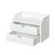 thumbnail image 3 of Cajón organizador ROSE BLOOM 22x13x16 cm Blanco de 2 niveles, 3 of 7