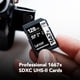 thumbnail image 2 of Tarjeta de memoria Lexar Professional 1667x 128GB SDXC UHS-II, 2 of 7