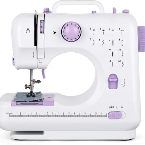 Movi - Maquina De Coser 12 Puntadas Eléctrica Con Pedal