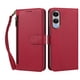 thumbnail image 1 of Funda Tipo Billetera para samsung galaxy S25 Edge con Soporte y Bolsillo con Cierre Rojo, 1 of 1