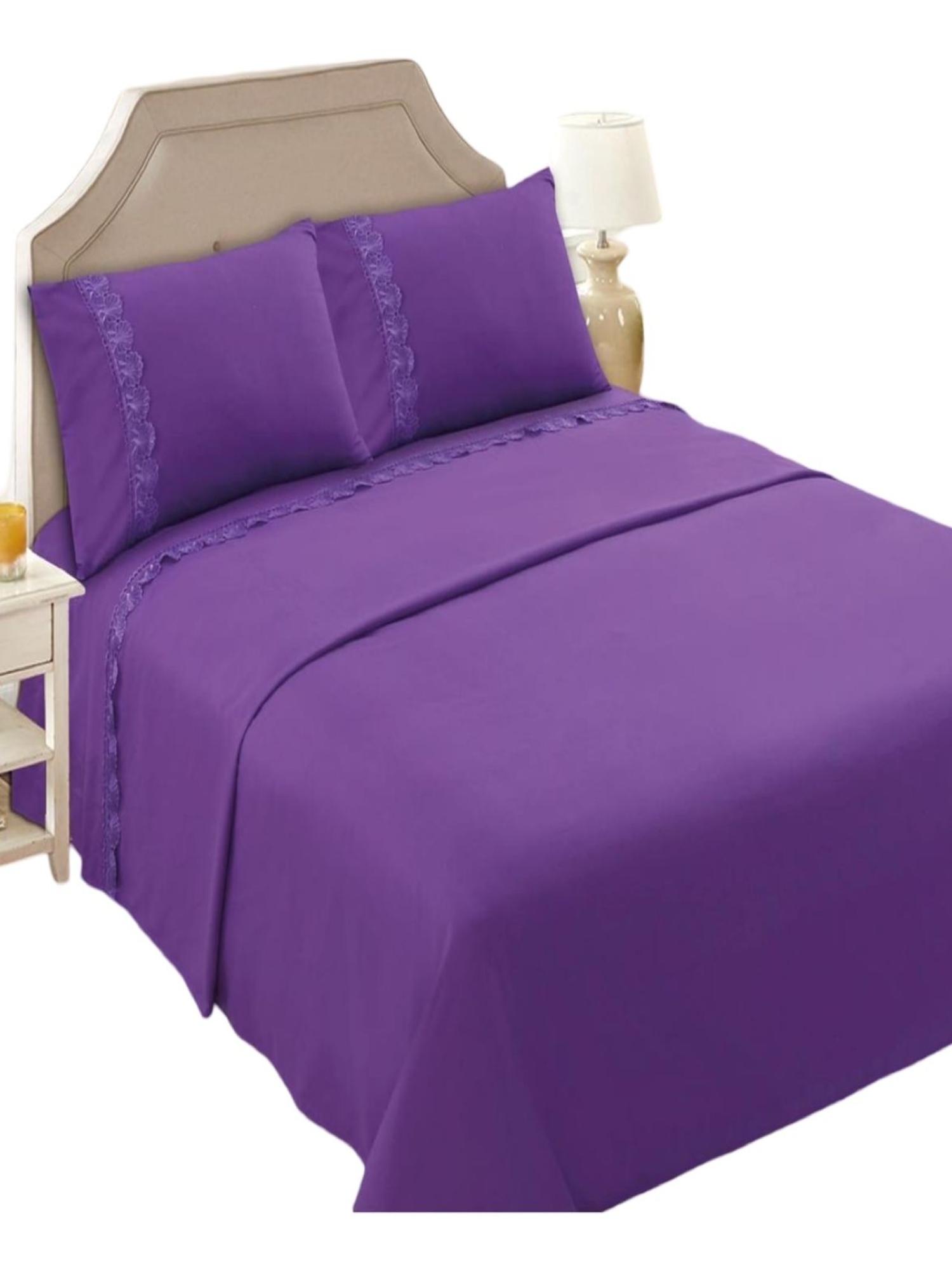 Todo Para El Hogar - Juego De Sabanas Polialgodón King