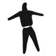 thumbnail image 5 of 1/6 Conjunto De Capucha Para Hombre Ropa Para Figuras Phicen Juguetes Accesorios Piezas Negro, 5 of 5
