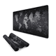 thumbnail image 1 of Mouse Pad Gamer Mapa de Mundo 90x40cm Diseño Impreso Negro, 1 of 3