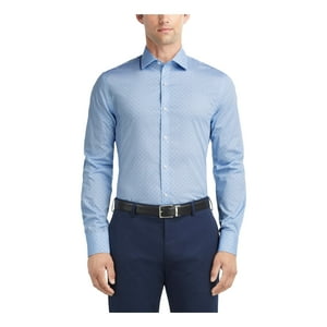 Camisa De Vestir Tommy Hilfiger, Entallada, De Sarga Elástica, Para Hombre