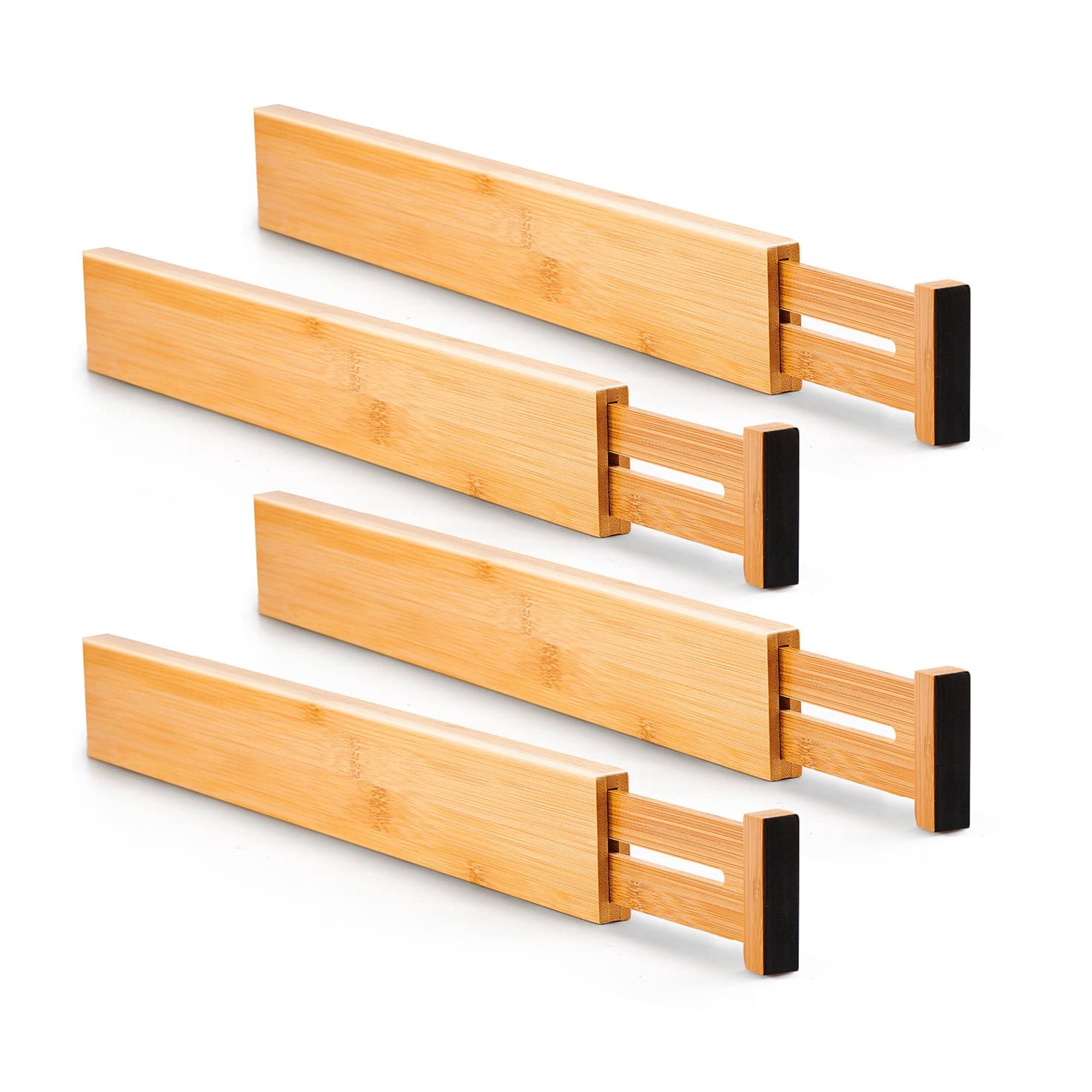 Utoplike - Separadores De Cajones Bamboo Kitchen 4 Unidades Grandes