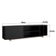 thumbnail image 3 of Rack Buffet Nova 1 Puerta 4 Divisiones Negro B84.088, 3 of 3