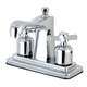 thumbnail image 1 of Grifo para baño Kingston Brass FB4641ZX de 4" tipo centerset, cromo pulido, 1 of 3