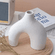 thumbnail image 3 of Florero Vintage Ceramica Moderno Blanco, 3 of 4