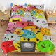 thumbnail image 1 of Game BFDI Battle For Dream Island Bedding Set Duvet Cover Comfortable and Lightweight Cartoon Bedding 3 Piece Bed Set, 1 of 5