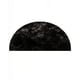 thumbnail image 2 of Alfombra Redonda 150cm X 150cm Decorativa Color Negro Con Detalles En Blanco, 2 of 4