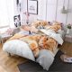 thumbnail image 4 of 3 Pcs Bedding Sets Girls Duvet Cover Set Queen Size 3D Print Colorful Floral Soft Microfiber 1 Comforter Cover, 4 of 5