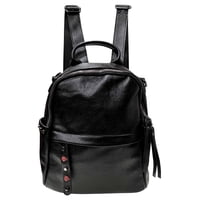 Todopiel - Mochila Cuero Cru45 Negro