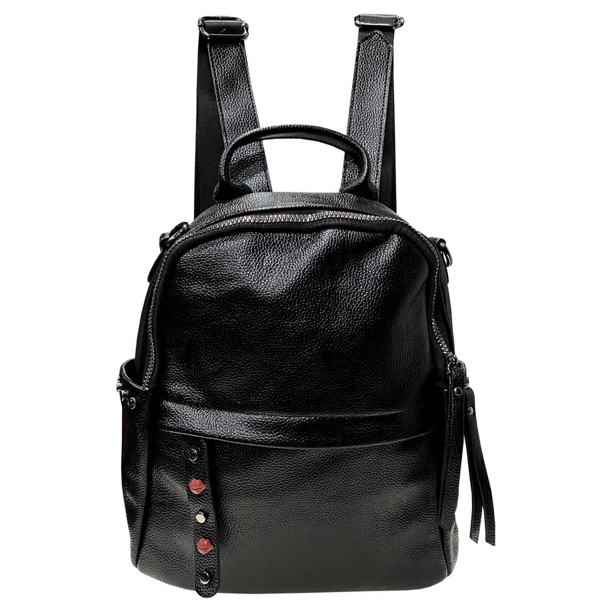 Todopiel - Mochila Cuero Cru45 Negro