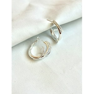 Collarbeauty - Aro Bañado En Plata 925