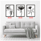 thumbnail image 2 of Cuadros Decorativos Rosas Blanco y Negro Pack X 3 Uds. 35x50 Cm C/u, 2 of 2