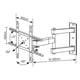 thumbnail image 4 of Soporte Articulado SBRP 1440 De 10 A 70 Pulgadas, 4 of 4