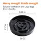 thumbnail image 5 of Comedero lento de cerámica Dog Bowl Addogyy con soporte de madera, color negro, 5 of 7
