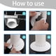 thumbnail image 2 of Placas protectoras de fontanería DVE-CUE para tuberías de agua de 60 a 78 mm, color blanco, 2 of 6
