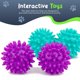thumbnail image 2 of Pelota para perro Petite Paws 4,5 cm con chirrido – paquete de 4, 2 of 8