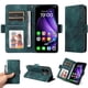 thumbnail image 3 of Carcasa FOXDOCK OPPO Reno 14F 5G de cuero PU, diseño acolchado clásico, protección contra caídas y rayones, 3 of 5