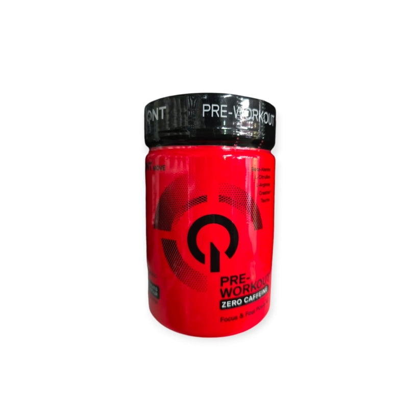 Qnt - Pre- Entreno Zero Caffeine 300gr 33 Sv Red Fruits -