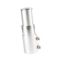 Ioensy - Elevador De Vástago De Manillar De Bicicleta Para Bicicletas Plegables, Bicicletas De Montaña, Bicicletas Bmx, Plata, 12 Cm