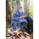 thumbnail image 2 of Abrigo Tipo Poncho Manta Capucha Senderismo Nieve Acampar beige, 2 of 10