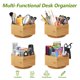 thumbnail image 4 of Art Supply Organizer Marbrasse, portalápices giratorio de bambú, 4 of 6