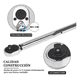 thumbnail image 2 of Llave De Torque Torquímetro De Media 10-150 Lbs Profesional, 2 of 5
