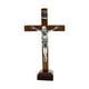 thumbnail image 1 of Cruz De Madera Crucifijo Estatua De Jesús Adorno Para Estante Decoración Regalos Marrón, 1 of 3